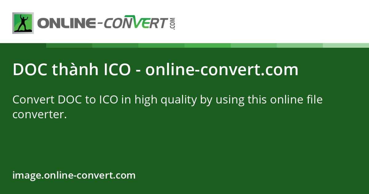 DOC đến ICO - online-convert.com